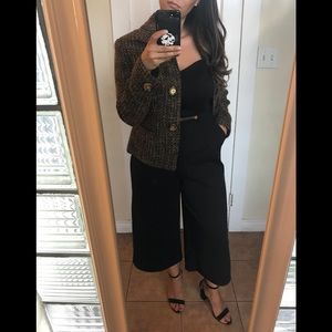 Black Strapless Jumpsuit